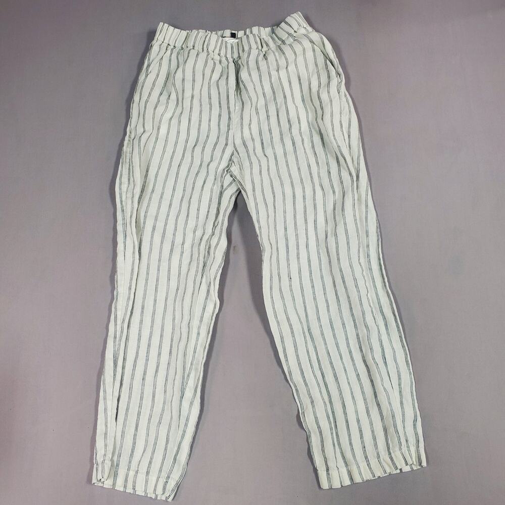 Quince Womens 100% Linen Lounge Pants Size Medium.
